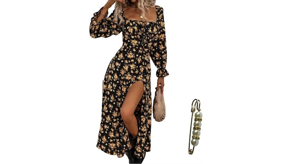 floral maxi dress
