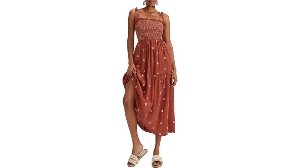 floral maxi dress pockets