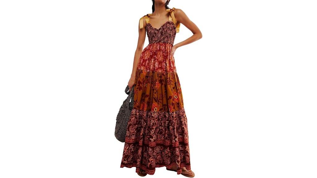 floral maxi dress pockets