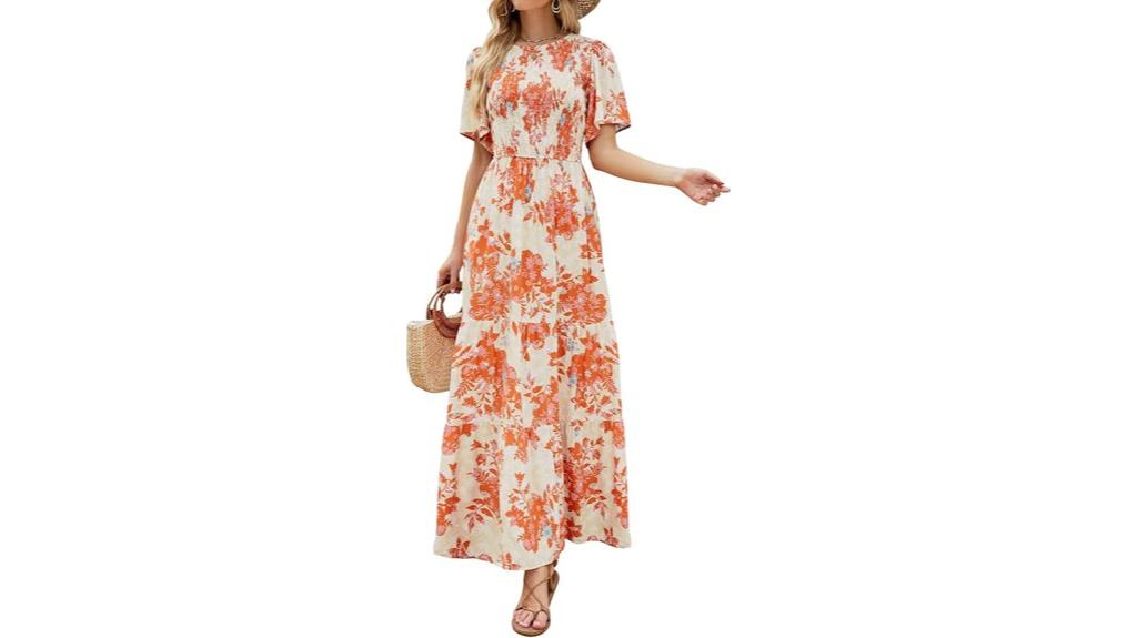 floral maxi dress