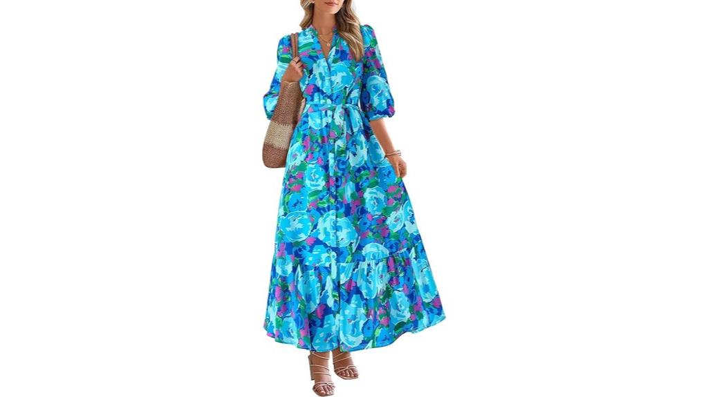 floral maxi dress