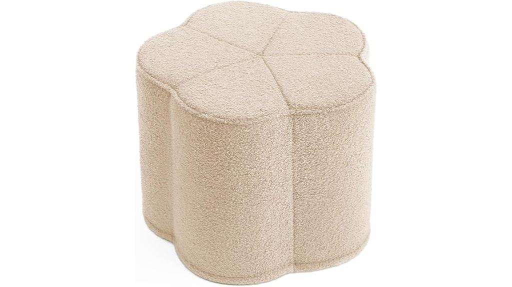 floral ottoman footstool