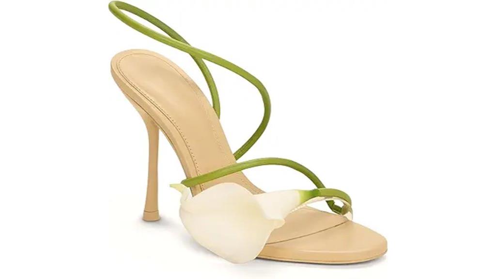 floral patterned women s heels