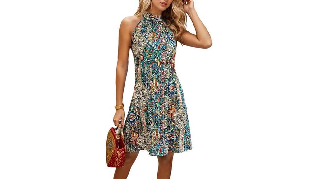 floral pleated dress