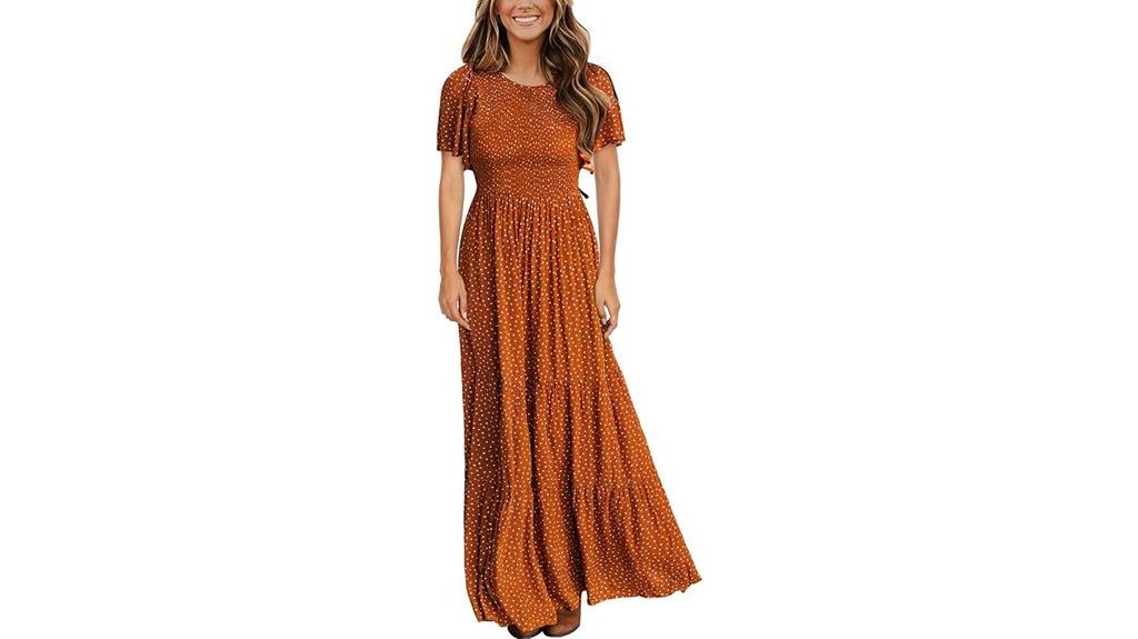 floral ruffle tiered dress