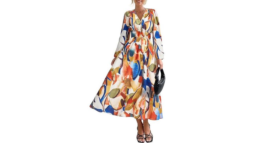 floral spring midi dress