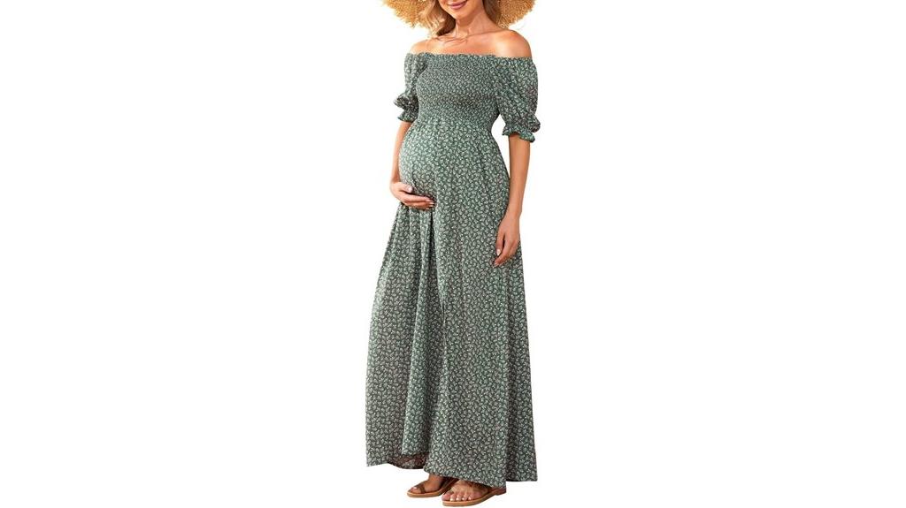 floral square neck dress