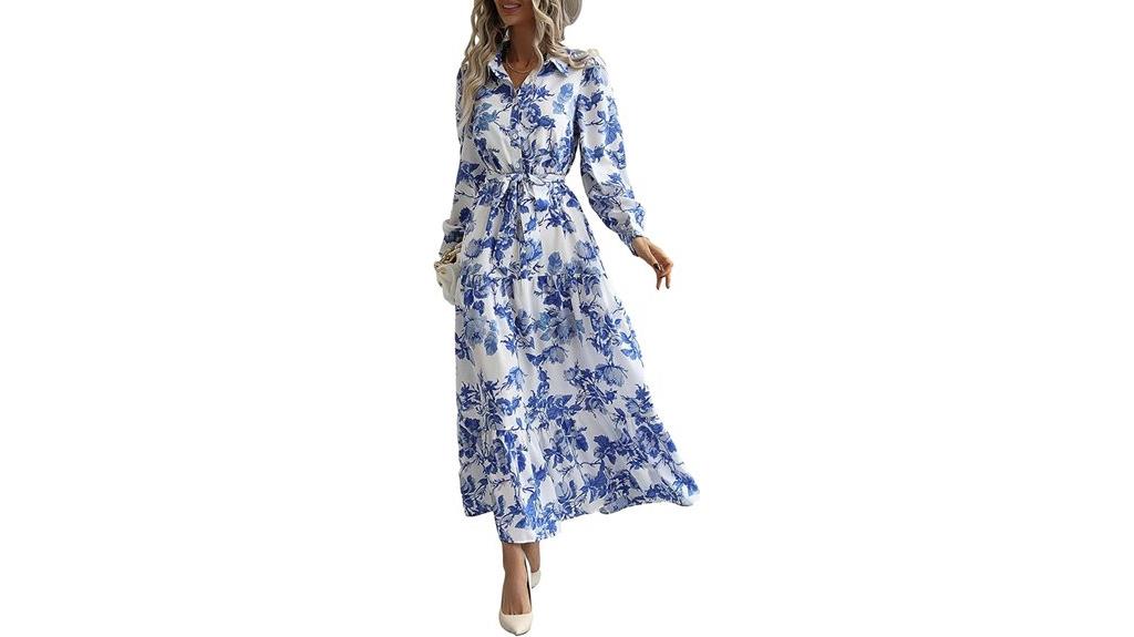 floral summer maxi dress