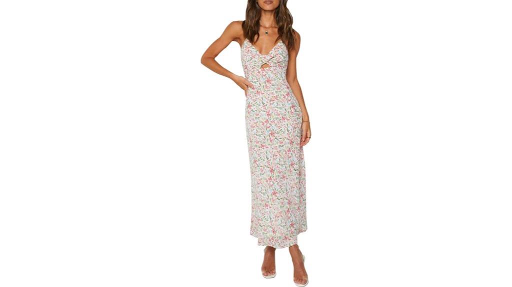 floral summer maxi dress