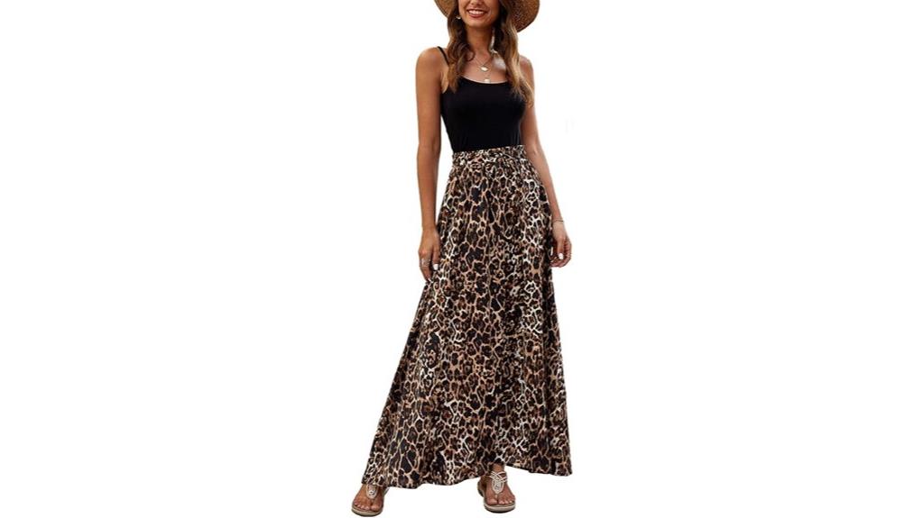 flowy summer maxi skirt