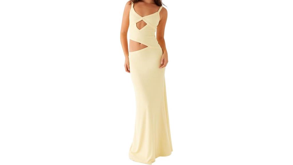 form fitting long dress