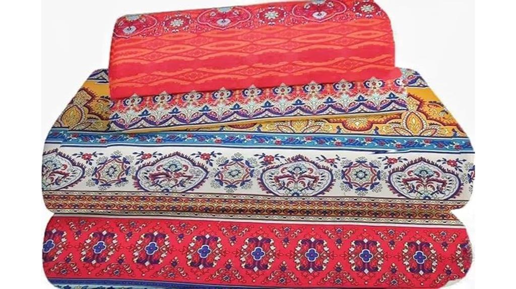 four piece boho bedding set