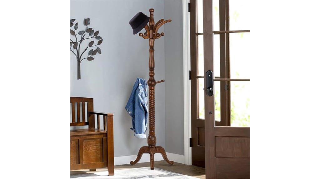 freestanding coat rack