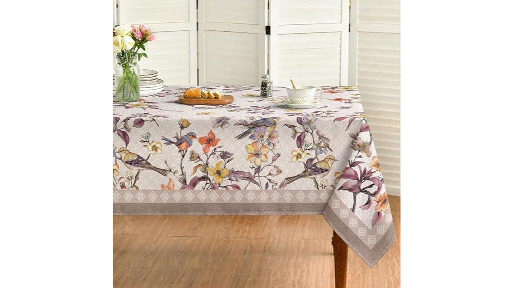 french floral tablecloth