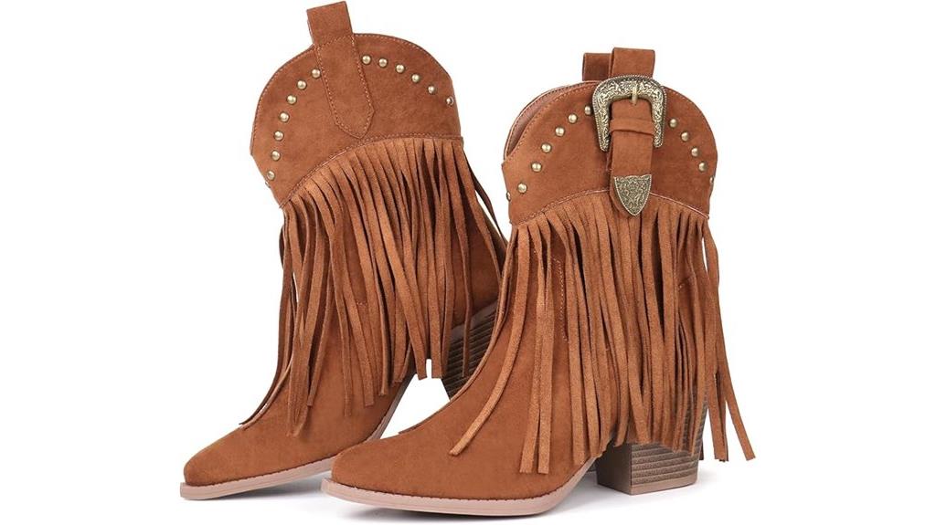 fringe cowgirl boots