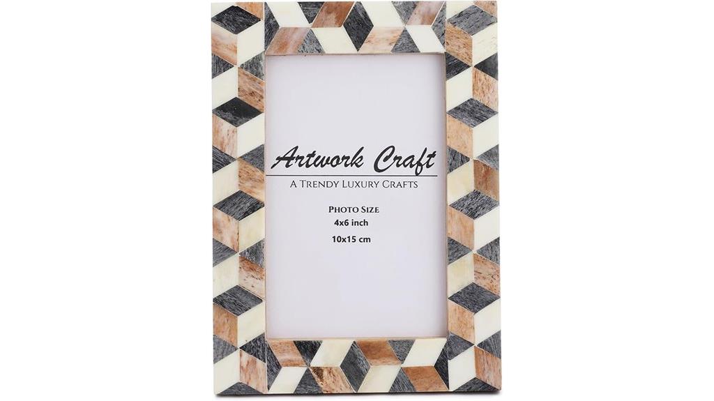 geometric vintage bone frame