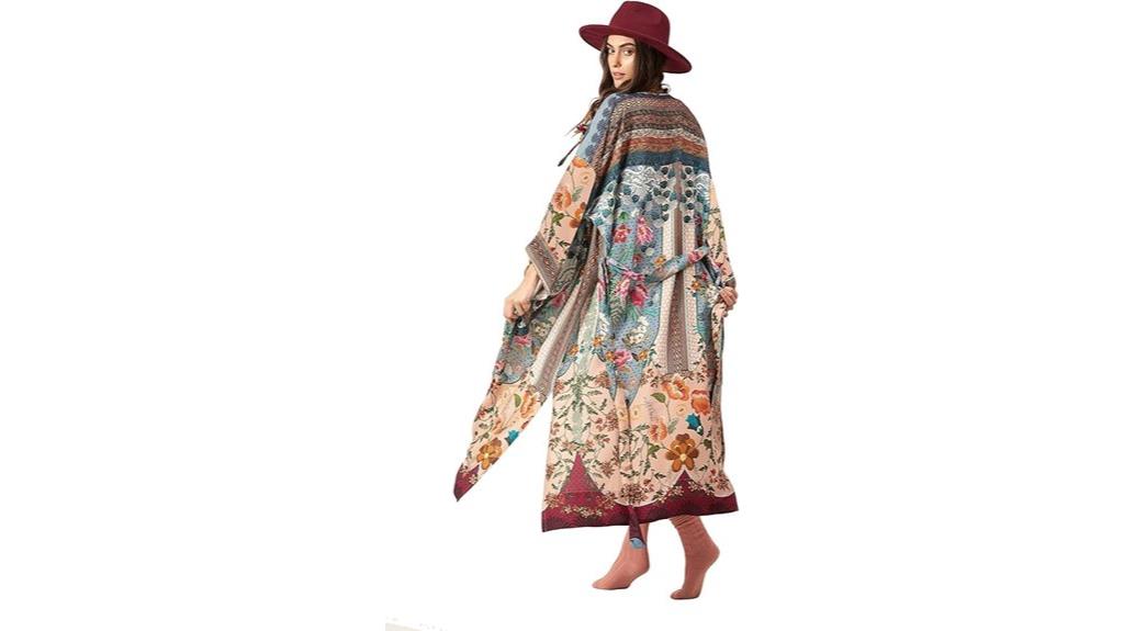 geometric women s cover up kimono