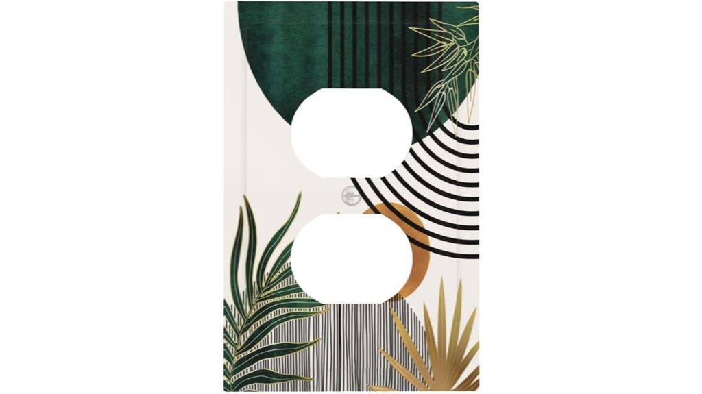 green boho sun arch plate