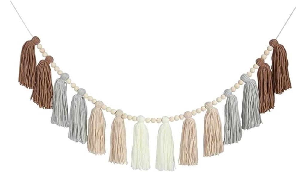 handmade boho tassel garland