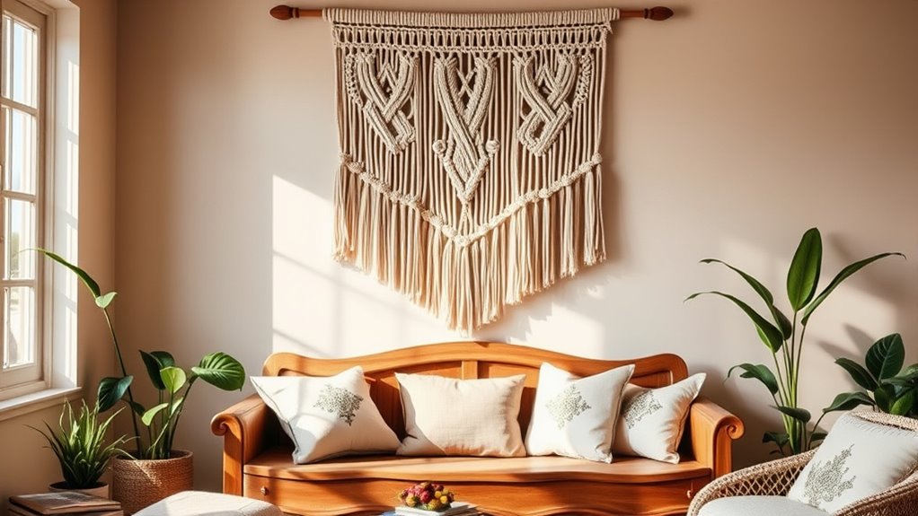 handmade macram for decor