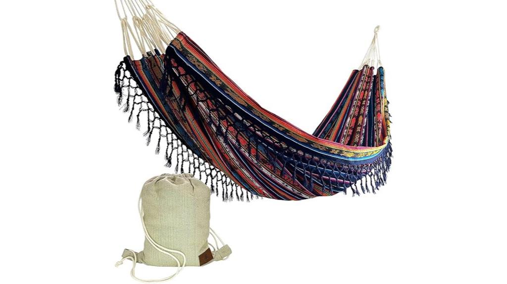 handmade weather resistant hammock