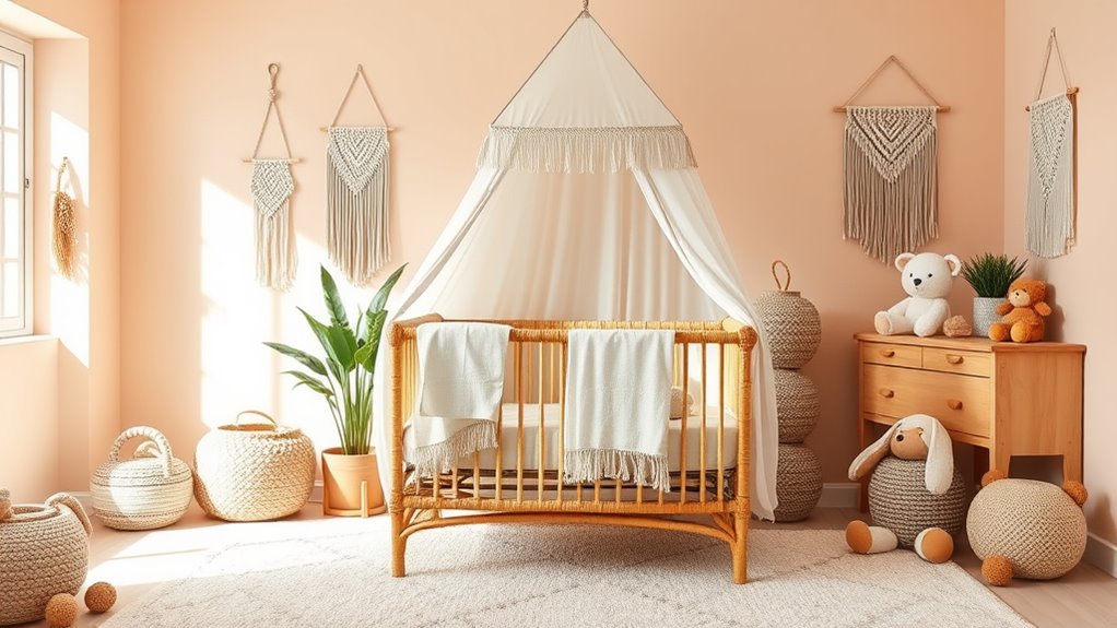 harmonious earth tone accents