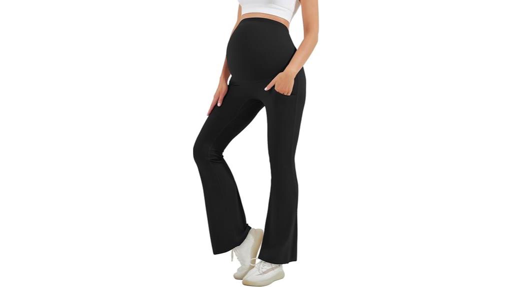 hegaly maternity flare leggings