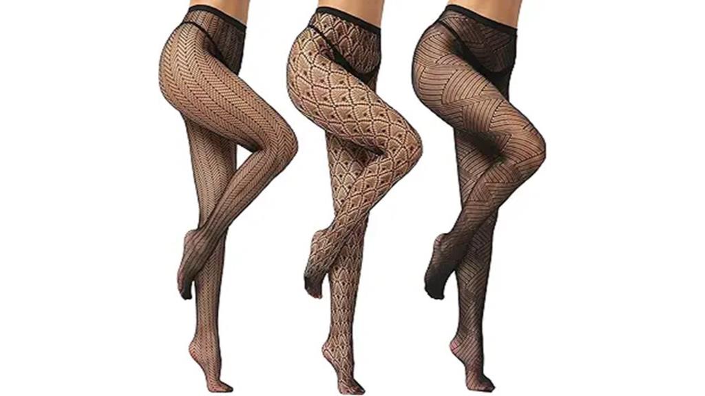 high waist fishnet stockings