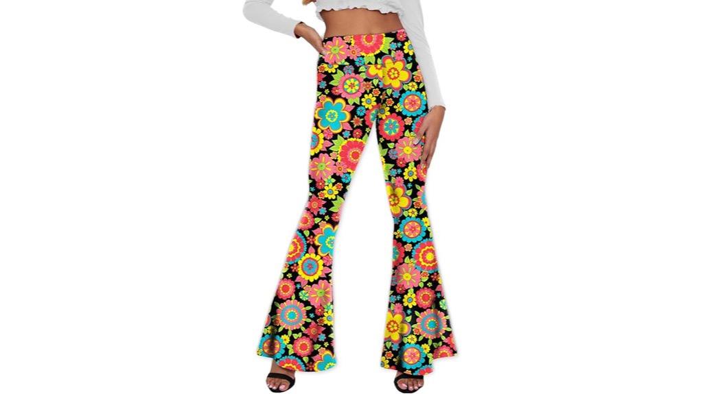 high waist flare pants