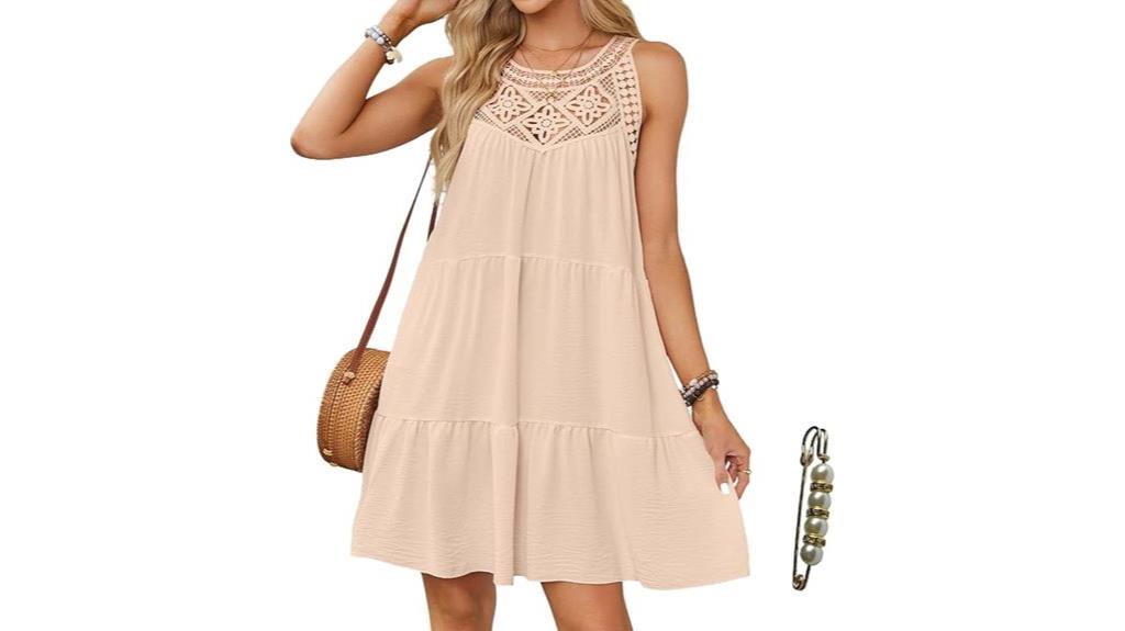 hollow boho sun dress