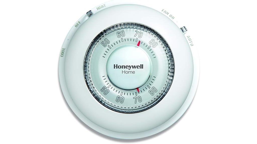 honeywell round manual thermostat