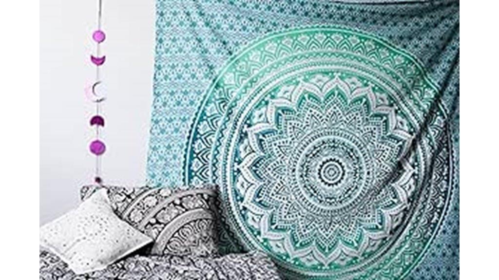 indian cotton mandala tapestry