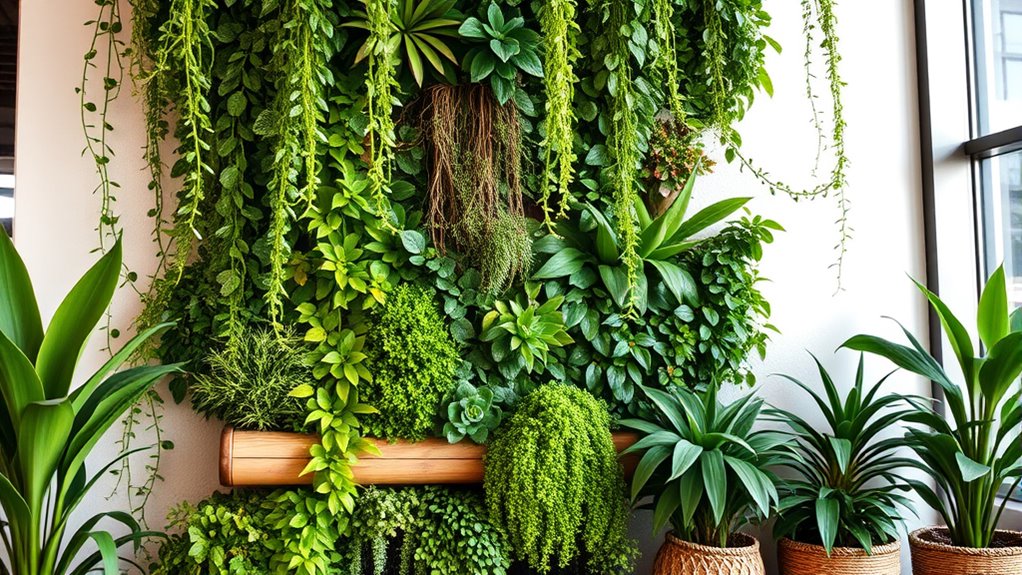 installing vertical green walls