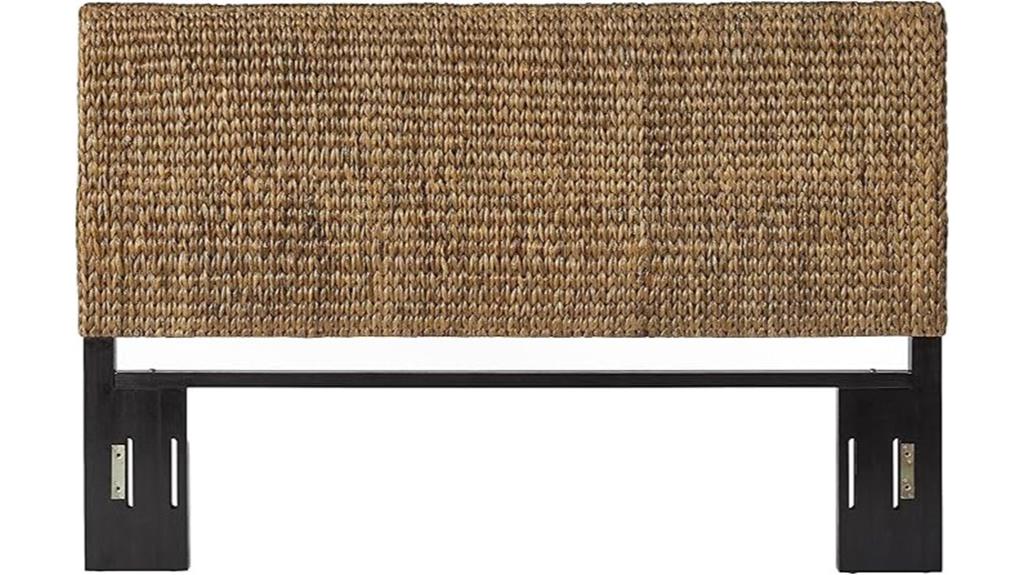 king bed rattan headboard