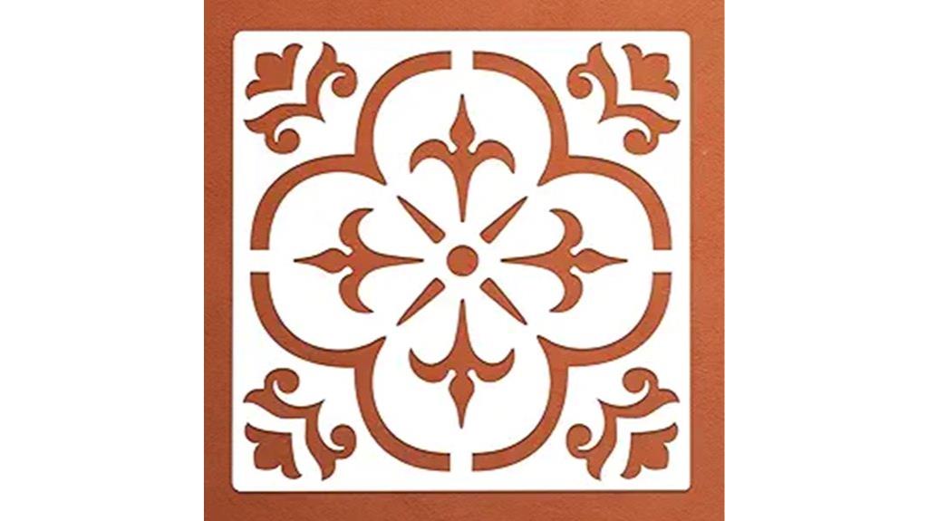large 12x12 tile stencils