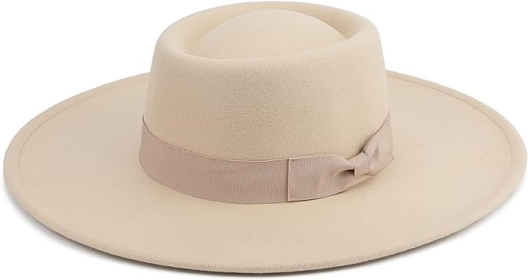 large brim women s fedora