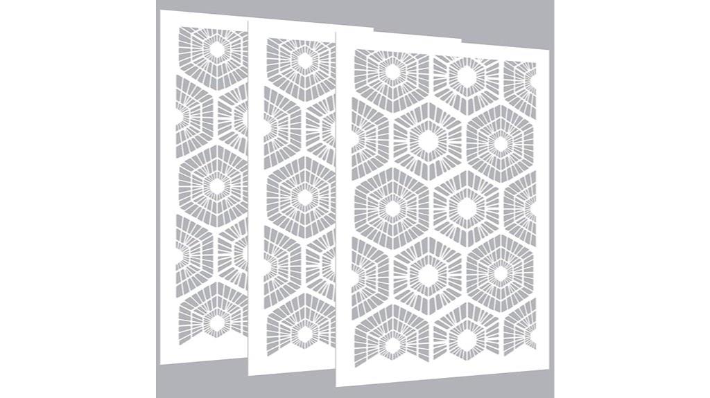 large forest wall stencils
