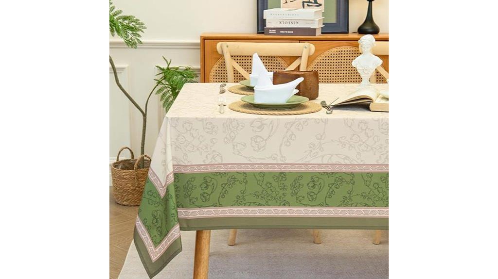 large waterproof boho tablecloth