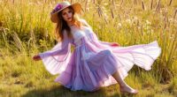 lavender boho festival dresses