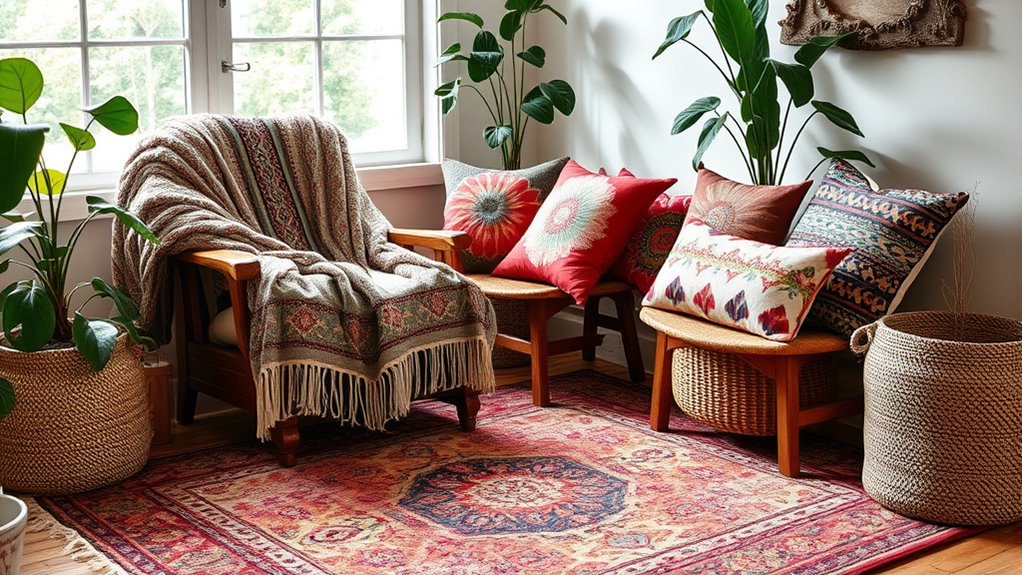 layer textiles for visual depth