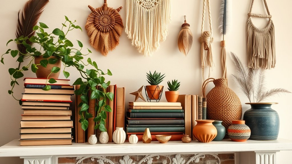 layered balanced decorative arrangement