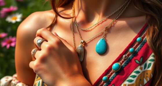 layered boho jewelry styles