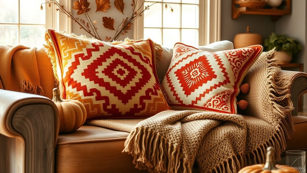 layered cozy textile decor
