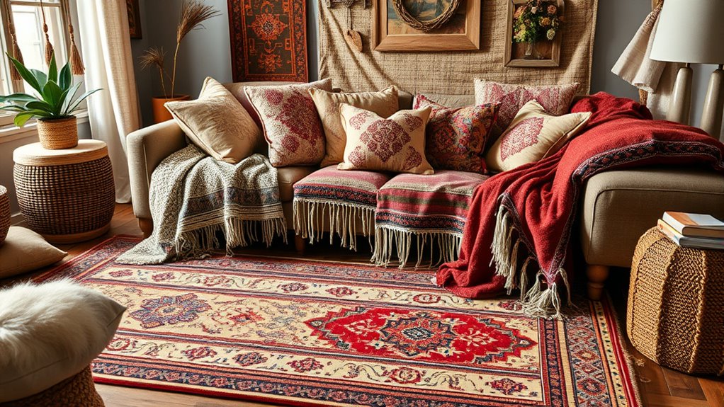 layered textiles with cohesion
