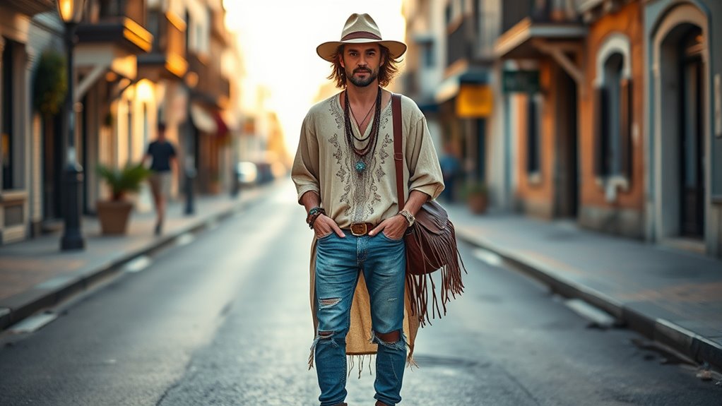 layered textured eclectic accessories