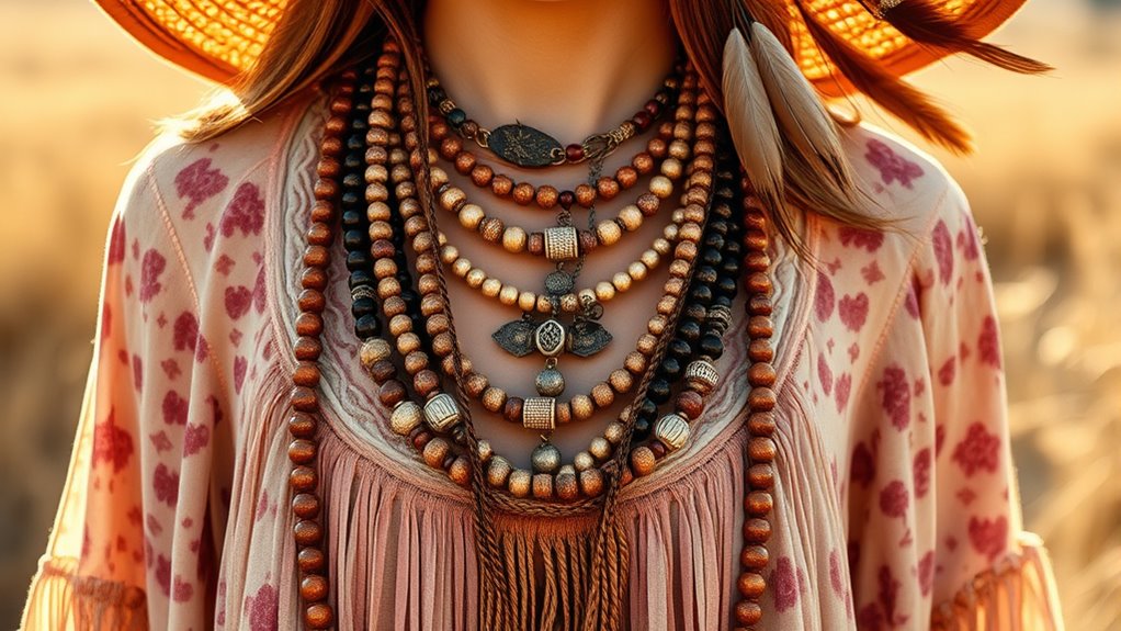 layered textured seasonal accessories