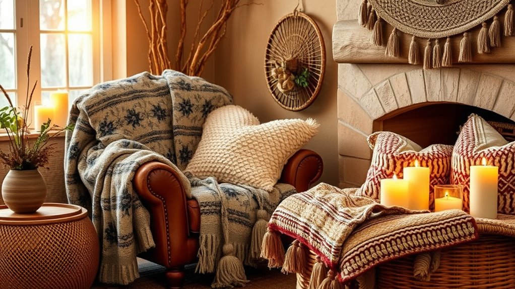 layered textures for warmth