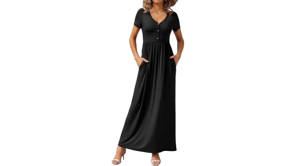 long maxi dress with pockets