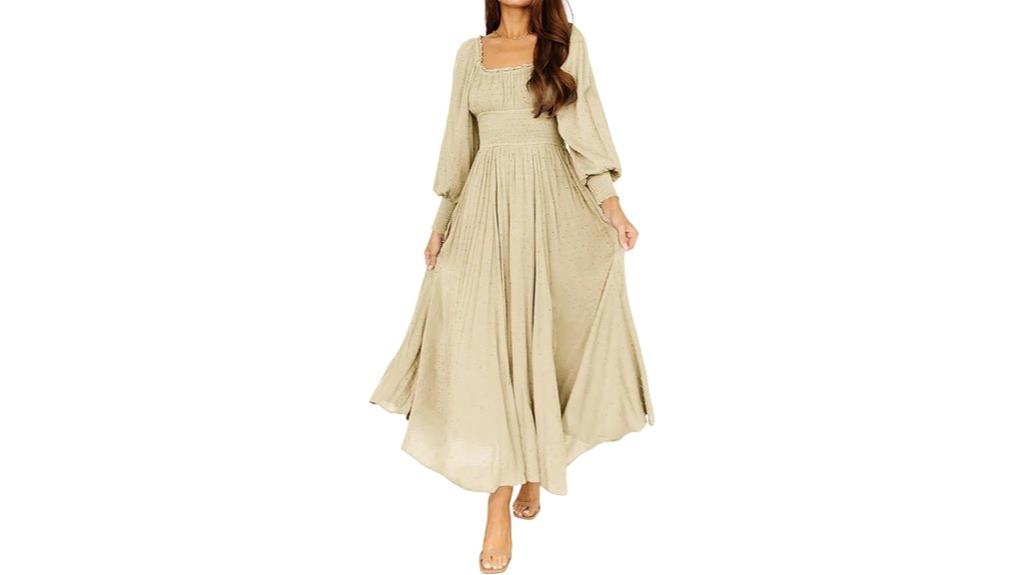 long sleeve maxi dress