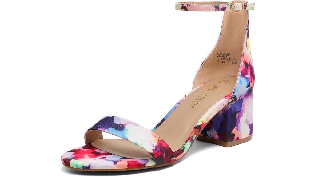 low heel pump sandal